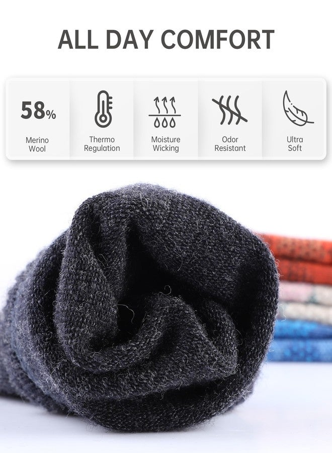 VANRORA Keystone Merino Wool Ski Socks Unisex Adult - Black L - Image 2